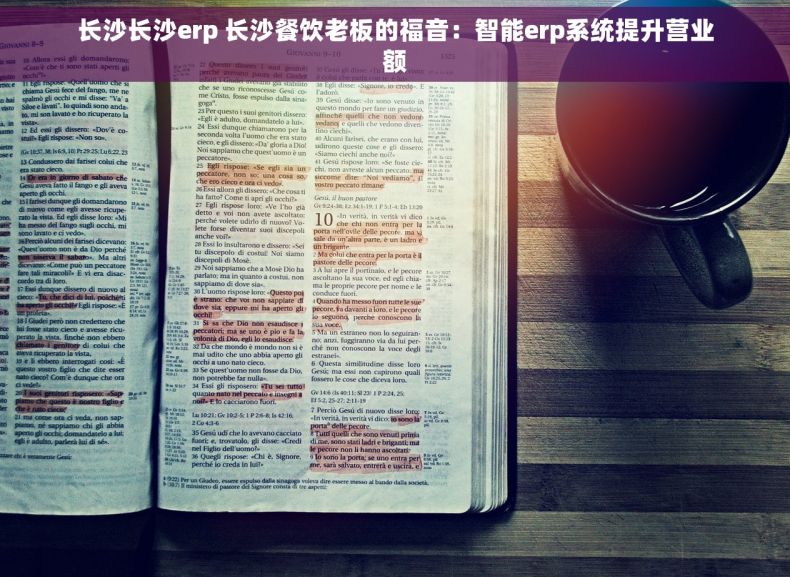 长沙长沙erp 长沙餐饮老板的福音：智能erp系统提升营业额