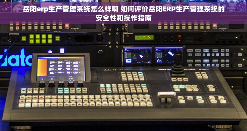 岳阳erp生产管理系统怎么样啊 如何评价岳阳ERP生产管理系统的安全性和操作指南