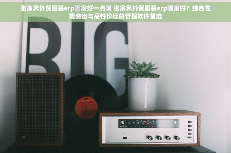 张家界外贸服装erp哪家好一点啊 张家界外贸服装erp哪家好？综合性能突出与高性价比的管理软件首选