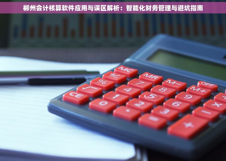 郴州会计核算软件应用与误区解析：智能化财务管理与避坑指南