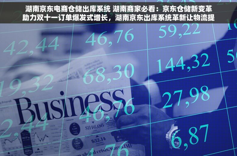 湖南京东电商仓储出库系统 湖南商家必看：京东仓储新变革助力双十一订单爆发式增长，湖南京东出库系统革新让物流提速%