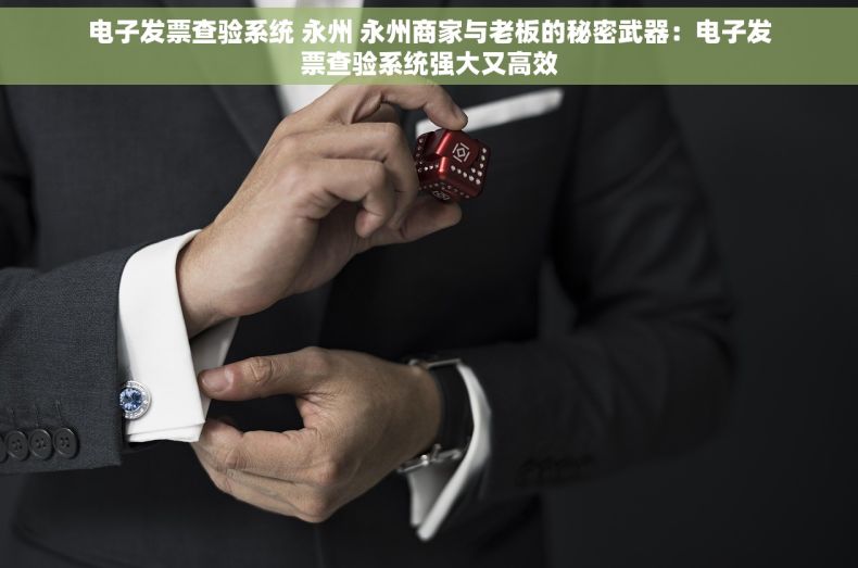 电子发票查验系统 永州 永州商家与老板的秘密武器：电子发票查验系统强大又高效