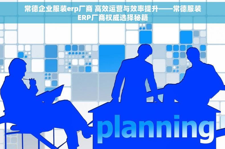 常德企业服装erp厂商 高效运营与效率提升——常德服装ERP厂商权威选择秘籍