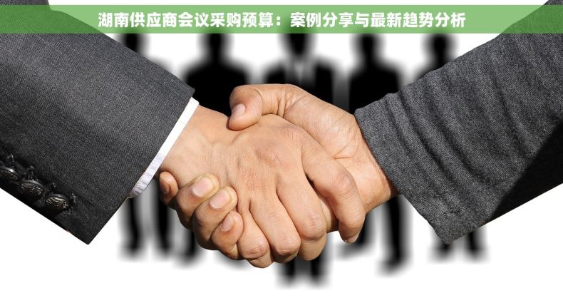 湖南供应商会议采购预算：案例分享与最新趋势分析