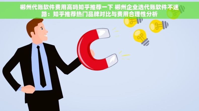 郴州代账软件费用高吗知乎推荐一下 郴州企业选代账软件不迷路：知乎推荐热门品牌对比与费用合理性分析