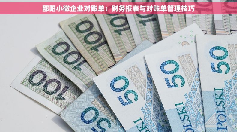 邵阳小微企业对账单：财务报表与对账单管理技巧