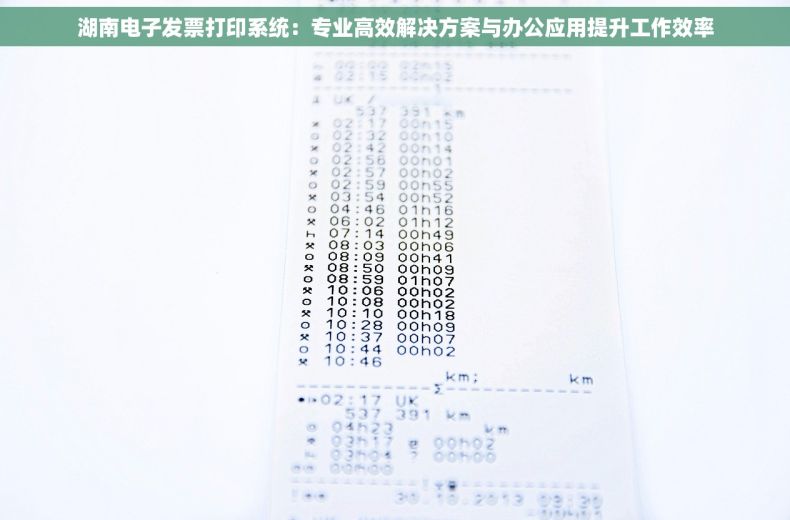 湖南电子发票打印系统：专业高效解决方案与办公应用提升工作效率