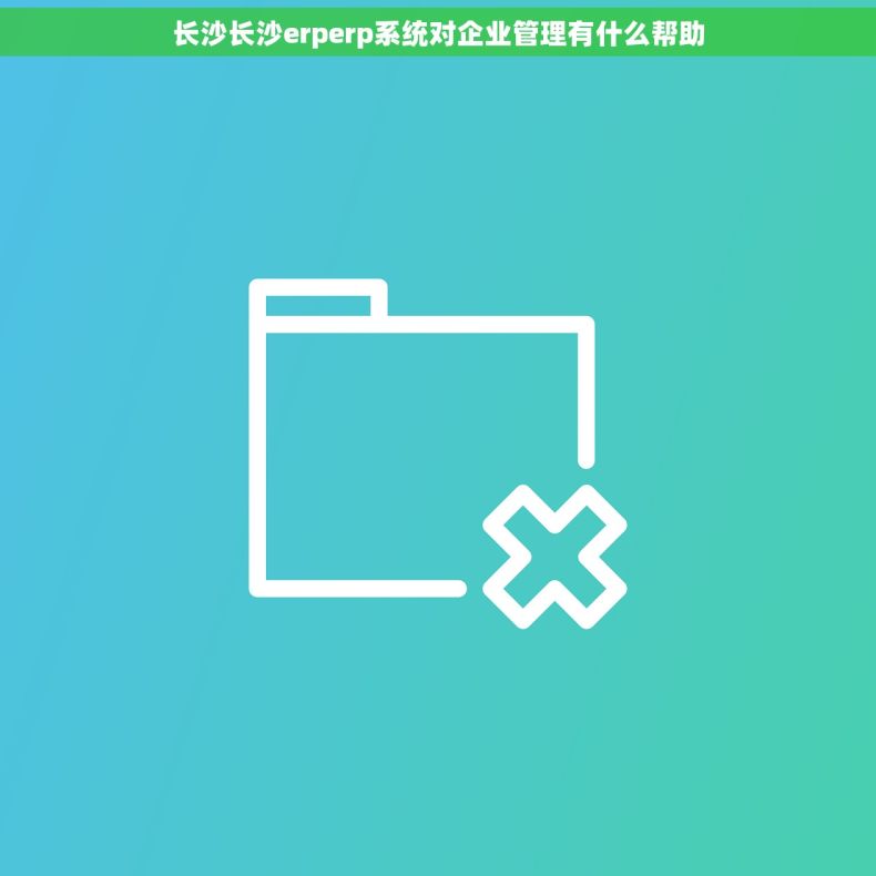 长沙长沙erperp系统对企业管理有什么帮助