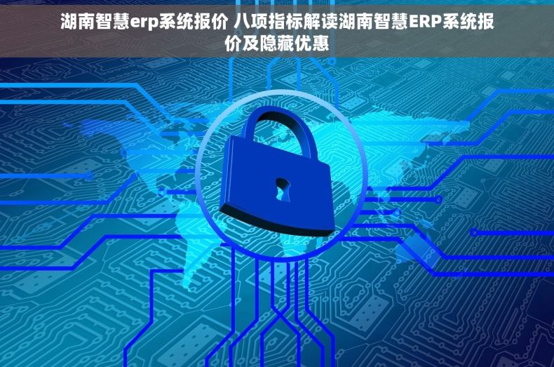湖南智慧erp系统报价 八项指标解读湖南智慧ERP系统报价及隐藏优惠