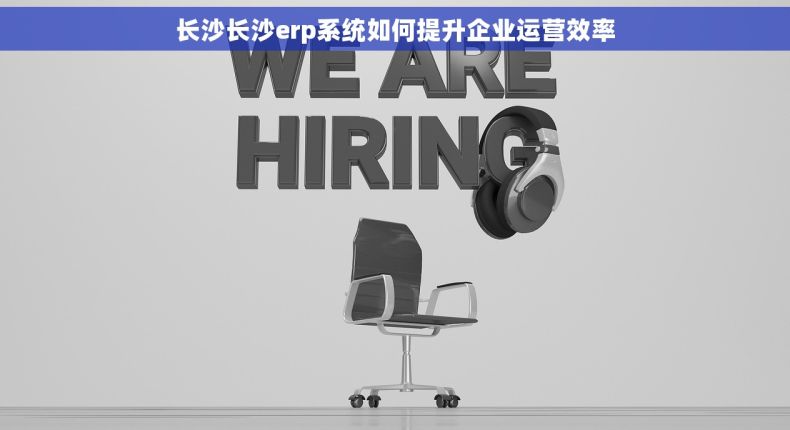 长沙长沙erp系统如何提升企业运营效率