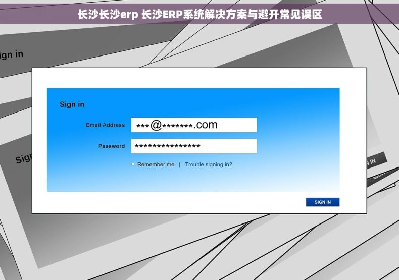 长沙长沙erp 长沙ERP系统解决方案与避开常见误区