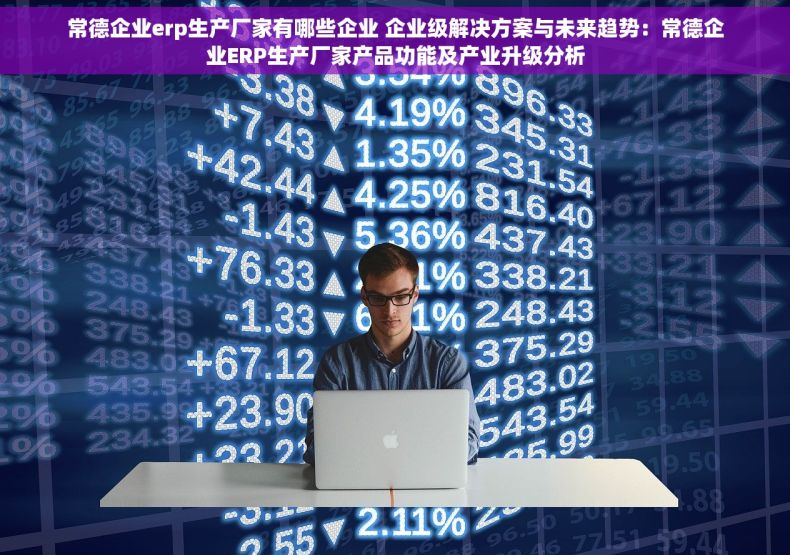 常德企业erp生产厂家有哪些企业 企业级解决方案与未来趋势：常德企业ERP生产厂家产品功能及产业升级分析