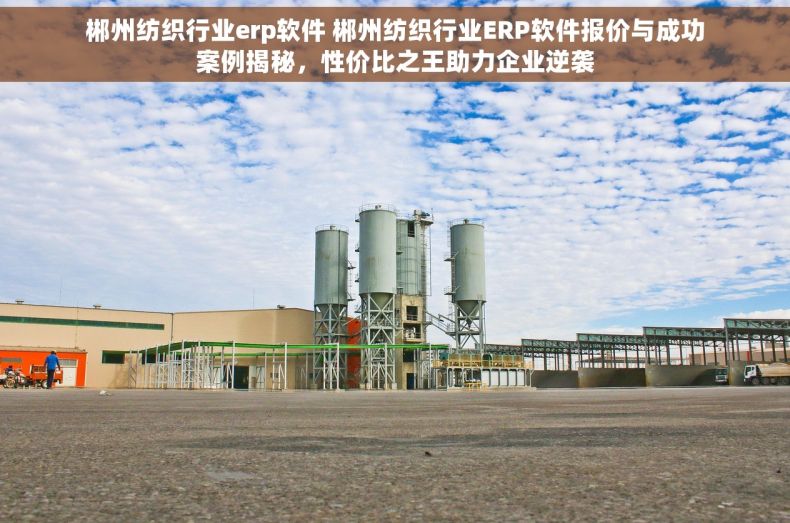郴州纺织行业erp软件 郴州纺织行业ERP软件报价与成功案例揭秘，性价比之王助力企业逆袭