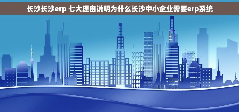 长沙长沙erp 七大理由说明为什么长沙中小企业需要erp系统