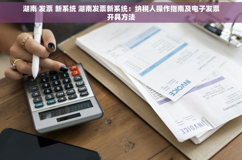 湖南 发票 新系统 湖南发票新系统：纳税人操作指南及电子发票开具方法
