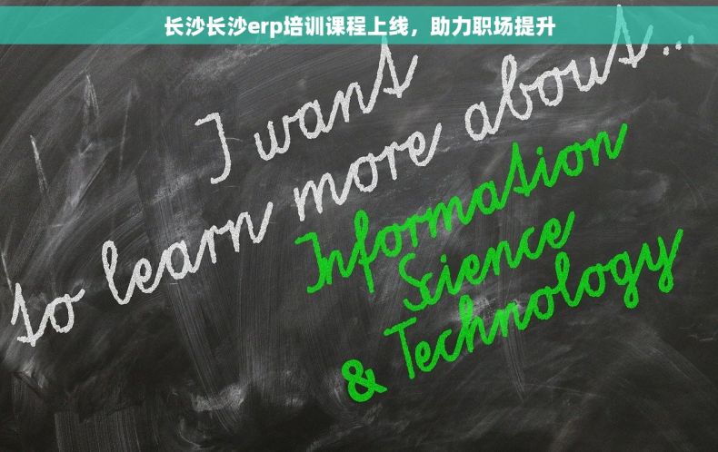 长沙长沙erp培训课程上线，助力职场提升