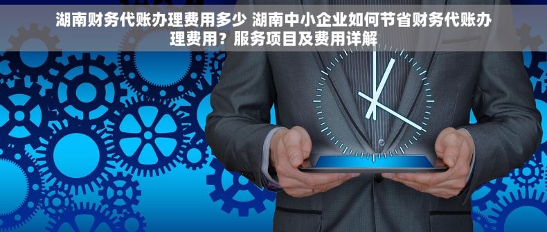 湖南财务代账办理费用多少 湖南中小企业如何节省财务代账办理费用？服务项目及费用详解