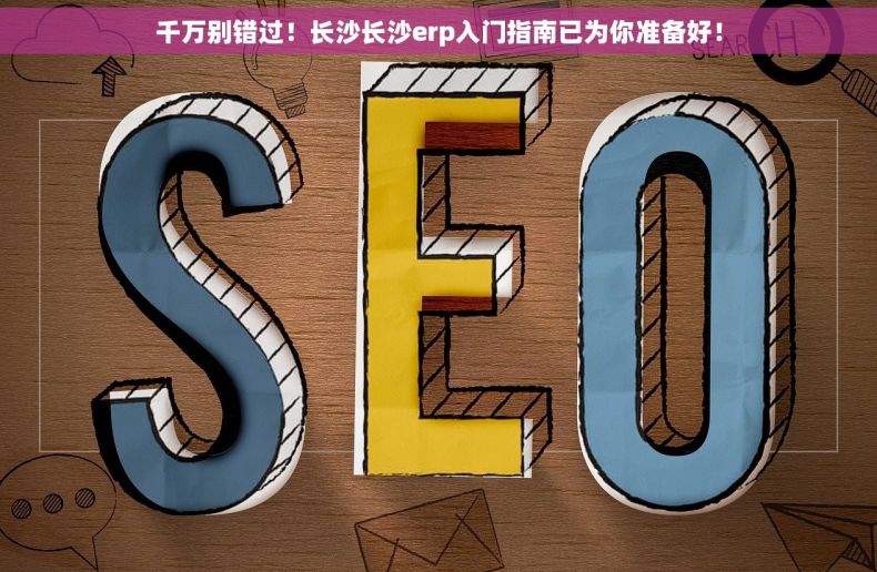 千万别错过！长沙长沙erp入门指南已为你准备好！