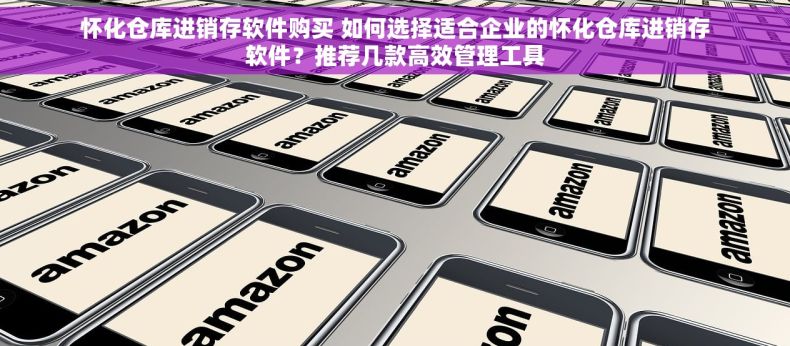 怀化仓库进销存软件购买 如何选择适合企业的怀化仓库进销存软件？推荐几款高效管理工具