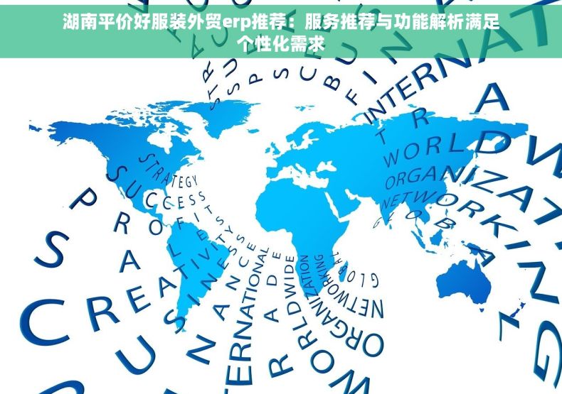 湖南平价好服装外贸erp推荐：服务推荐与功能解析满足个性化需求
