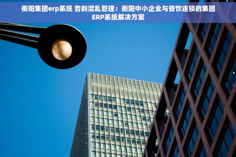 衡阳集团erp系统 告别混乱管理：衡阳中小企业与餐饮连锁的集团ERP系统解决方案