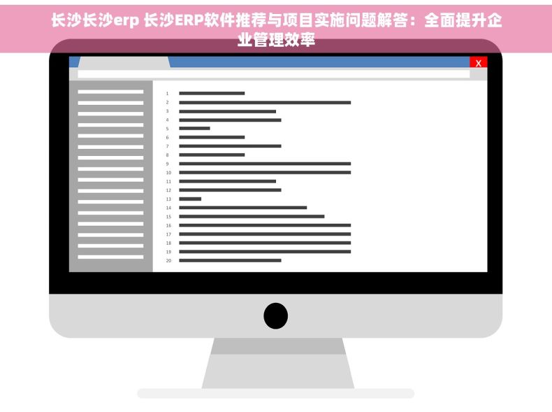 长沙长沙erp 长沙ERP软件推荐与项目实施问题解答：全面提升企业管理效率