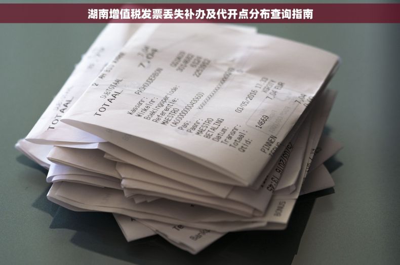 湖南增值税发票丢失补办及代开点分布查询指南