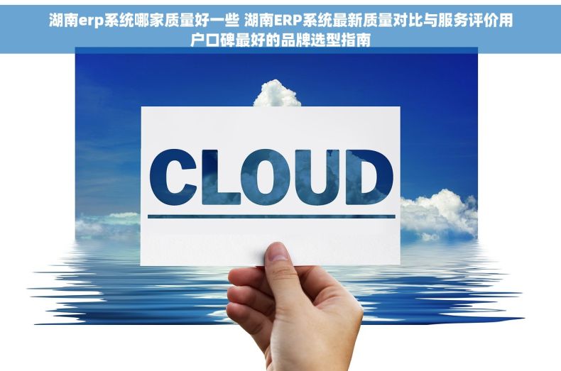 湖南erp系统哪家质量好一些 湖南ERP系统最新质量对比与服务评价用户口碑最好的品牌选型指南