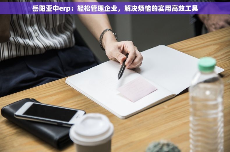 岳阳亚中erp：轻松管理企业，解决烦恼的实用高效工具