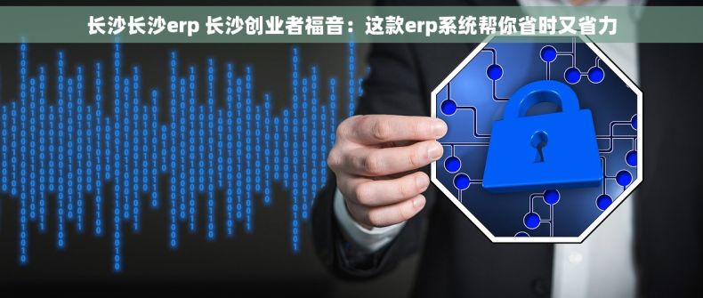 长沙长沙erp 长沙创业者福音：这款erp系统帮你省时又省力