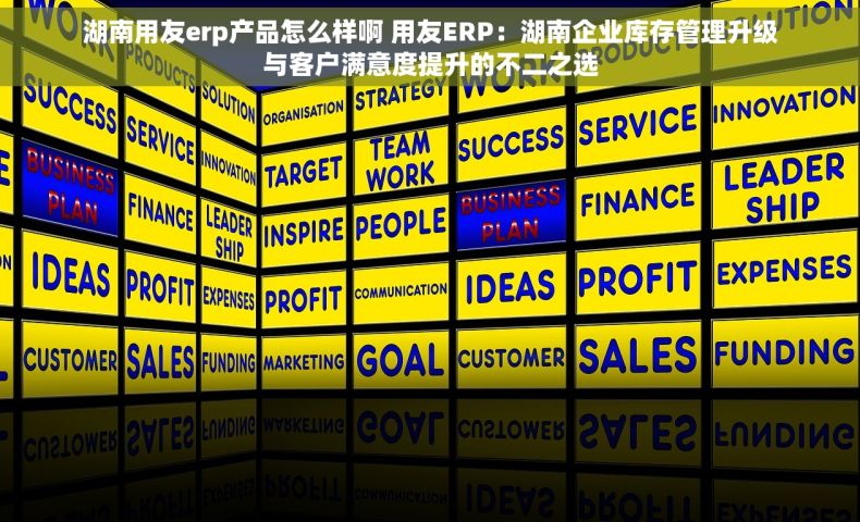 湖南用友erp产品怎么样啊 用友ERP：湖南企业库存管理升级与客户满意度提升的不二之选