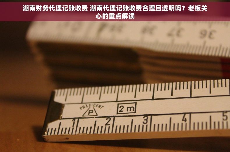 湖南财务代理记账收费 湖南代理记账收费合理且透明吗？老板关心的重点解读