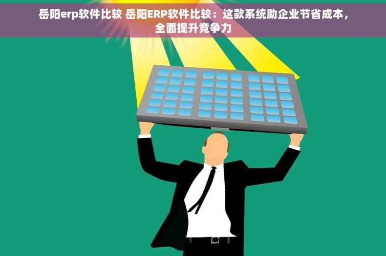 岳阳erp软件比较 岳阳ERP软件比较：这款系统助企业节省成本，全面提升竞争力