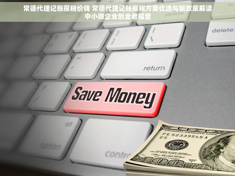 常德代理记账报税价钱 常德代理记账报税方案优选与新政策解读中小微企业创业者福音