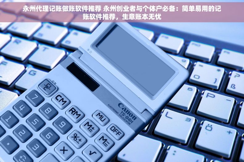 永州代理记账做账软件推荐 永州创业者与个体户必备：简单易用的记账软件推荐，生意账本无忧