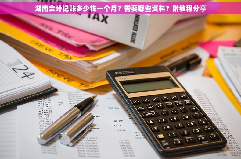 湖南会计记账多少钱一个月？需要哪些资料？附教程分享