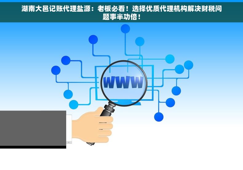 湖南大邑记账代理盐源：老板必看！选择优质代理机构解决财税问题事半功倍！