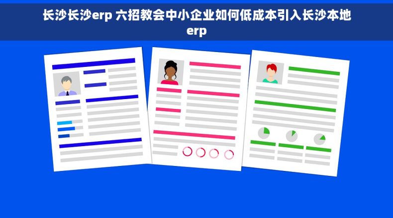 长沙长沙erp 六招教会中小企业如何低成本引入长沙本地erp