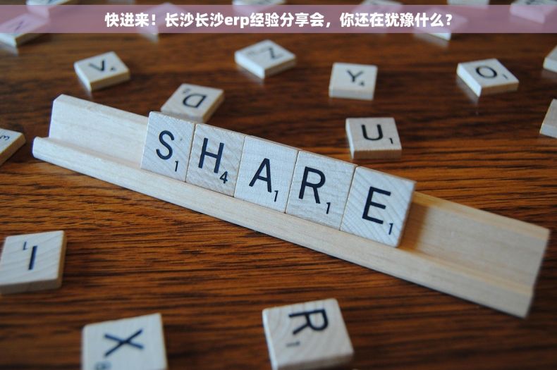 快进来！长沙长沙erp经验分享会，你还在犹豫什么？
