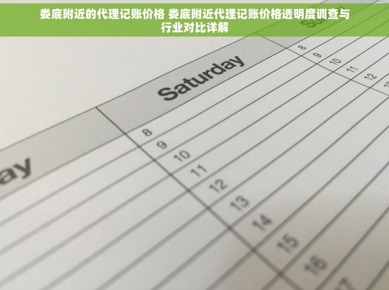 娄底附近的代理记账价格 娄底附近代理记账价格透明度调查与行业对比详解