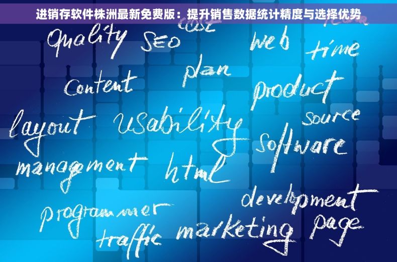进销存软件株洲最新免费版：提升销售数据统计精度与选择优势