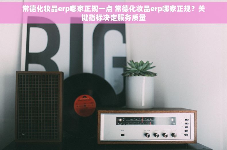 常德化妆品erp哪家正规一点 常德化妆品erp哪家正规？关键指标决定服务质量