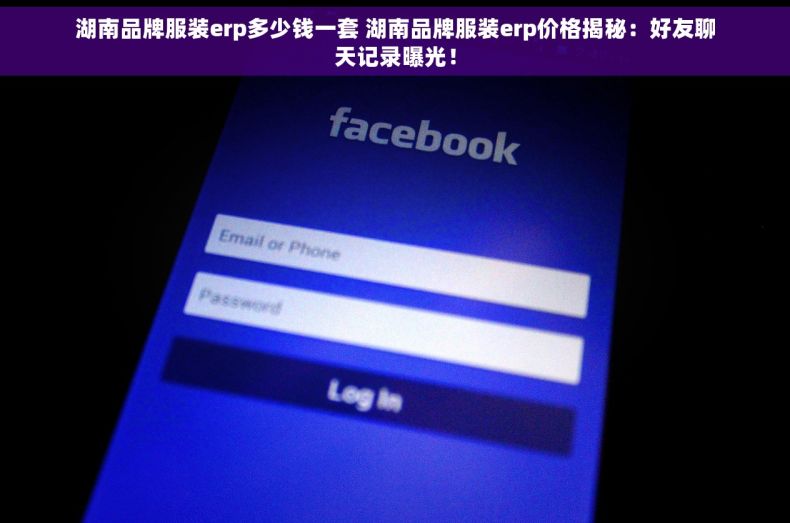 湖南品牌服装erp多少钱一套 湖南品牌服装erp价格揭秘：好友聊天记录曝光！