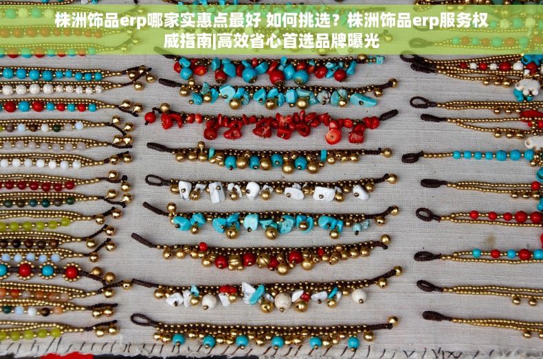 株洲饰品erp哪家实惠点最好 如何挑选？株洲饰品erp服务权威指南|高效省心首选品牌曝光