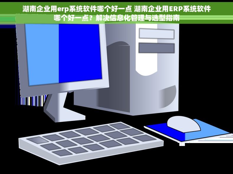 湖南企业用erp系统软件哪个好一点 湖南企业用ERP系统软件哪个好一点？解决信息化管理与选型指南