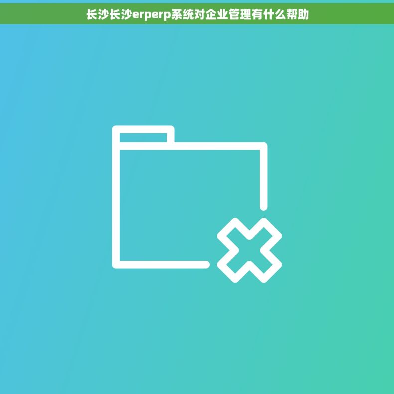 长沙长沙erperp系统对企业管理有什么帮助