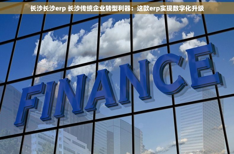 长沙长沙erp 长沙传统企业转型利器：这款erp实现数字化升级