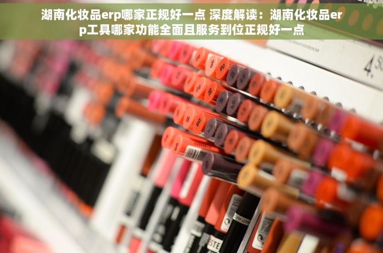 湖南化妆品erp哪家正规好一点 深度解读：湖南化妆品erp工具哪家功能全面且服务到位正规好一点