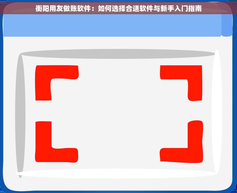 衡阳用友做账软件：如何选择合适软件与新手入门指南