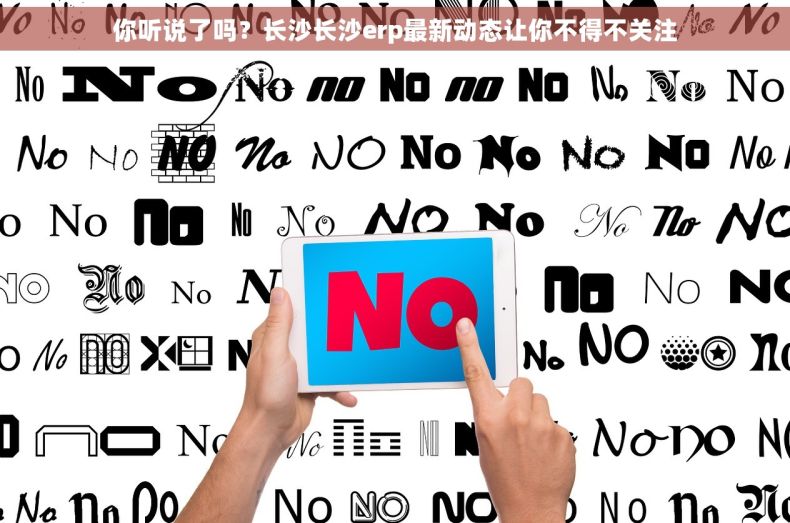 你听说了吗？长沙长沙erp最新动态让你不得不关注